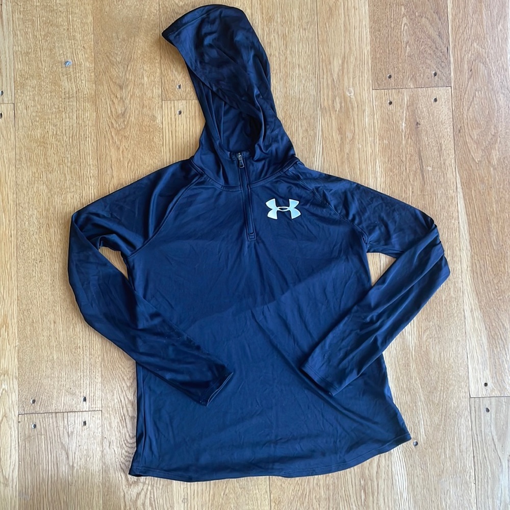 Under Armour Youth XL quarter zip with hood